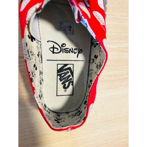Rare Disney x Vans Authentic Gore Minnie Red Bow Women’s 11 / Men’s 9.5 EUC - Picture 6 of 9
